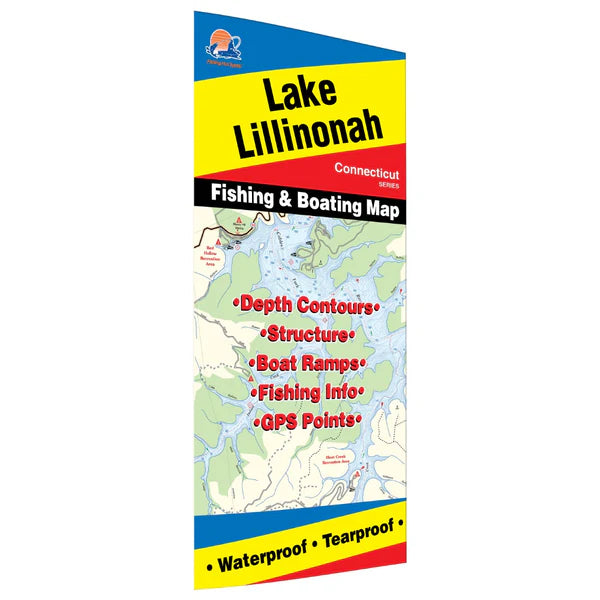 Lillinonah Lake Fishing Map-A161
