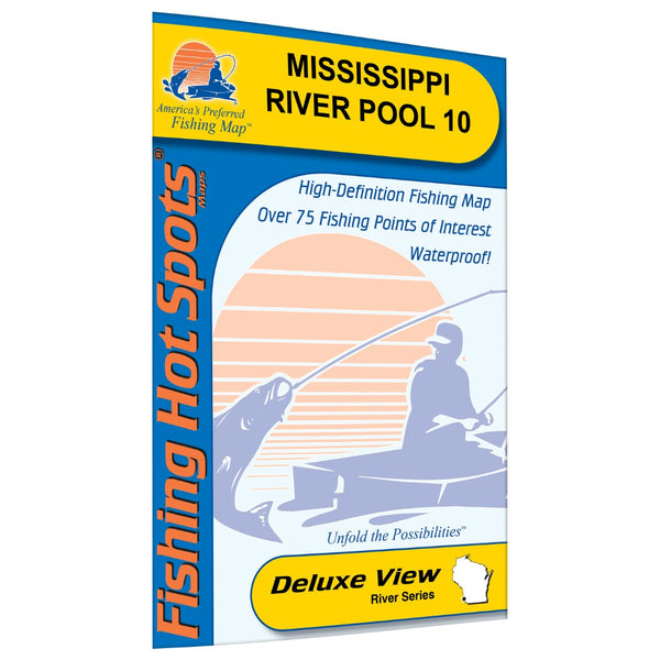 Mississippi River-Pool 10 Fishing Map-L731