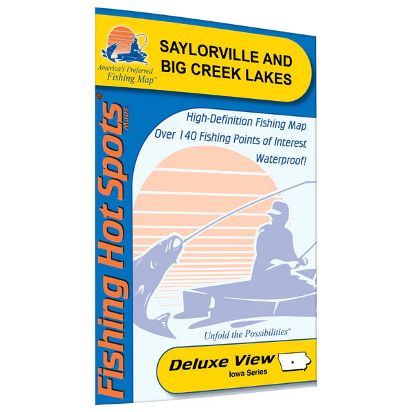 Saylorville-Big Creek Lakes Fishing Map-M263