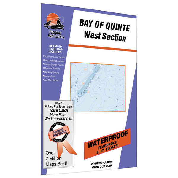 Bay of Quinte-W (Trenton to Telegraph Narrows) Fishing Map M498
