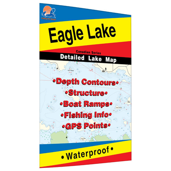 Eagle Lake (Ontario) Fishing Map Q280