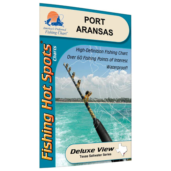 Port Aransas Fishing Map-TX0107