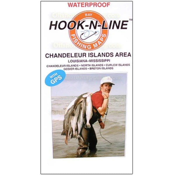Chandeleur Islands Area Fishing Map-F132