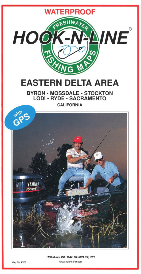Eastern Delta Area Fishing Map-F205