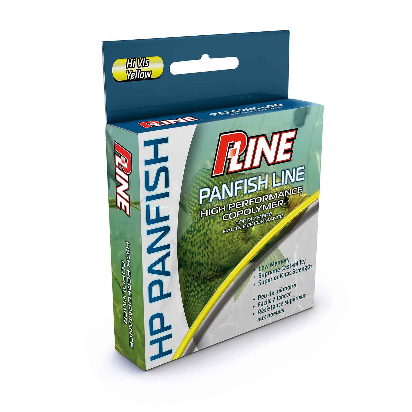 PLine HP Panfish 150 Yards 2lb-8lb Test Yellow/Clear