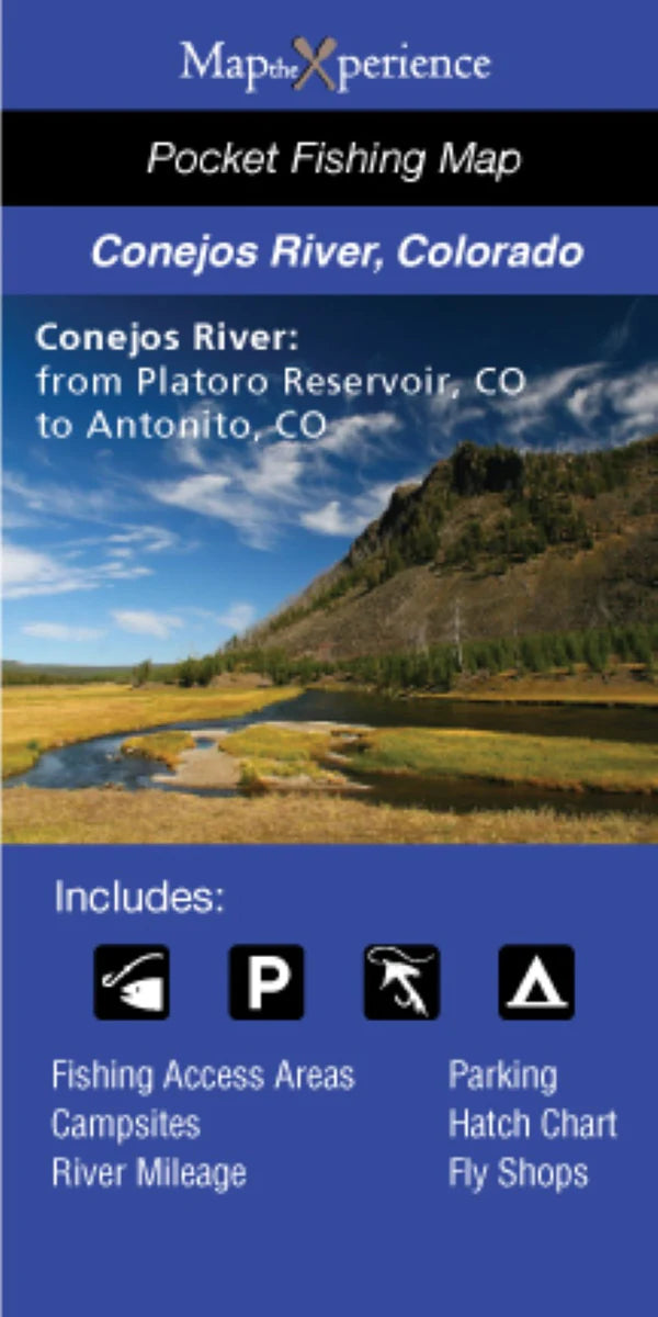 Conejos River, Colorado Fishing Map-PMCNRC