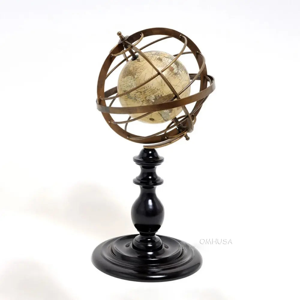 World Globe in Brass rings-ND032