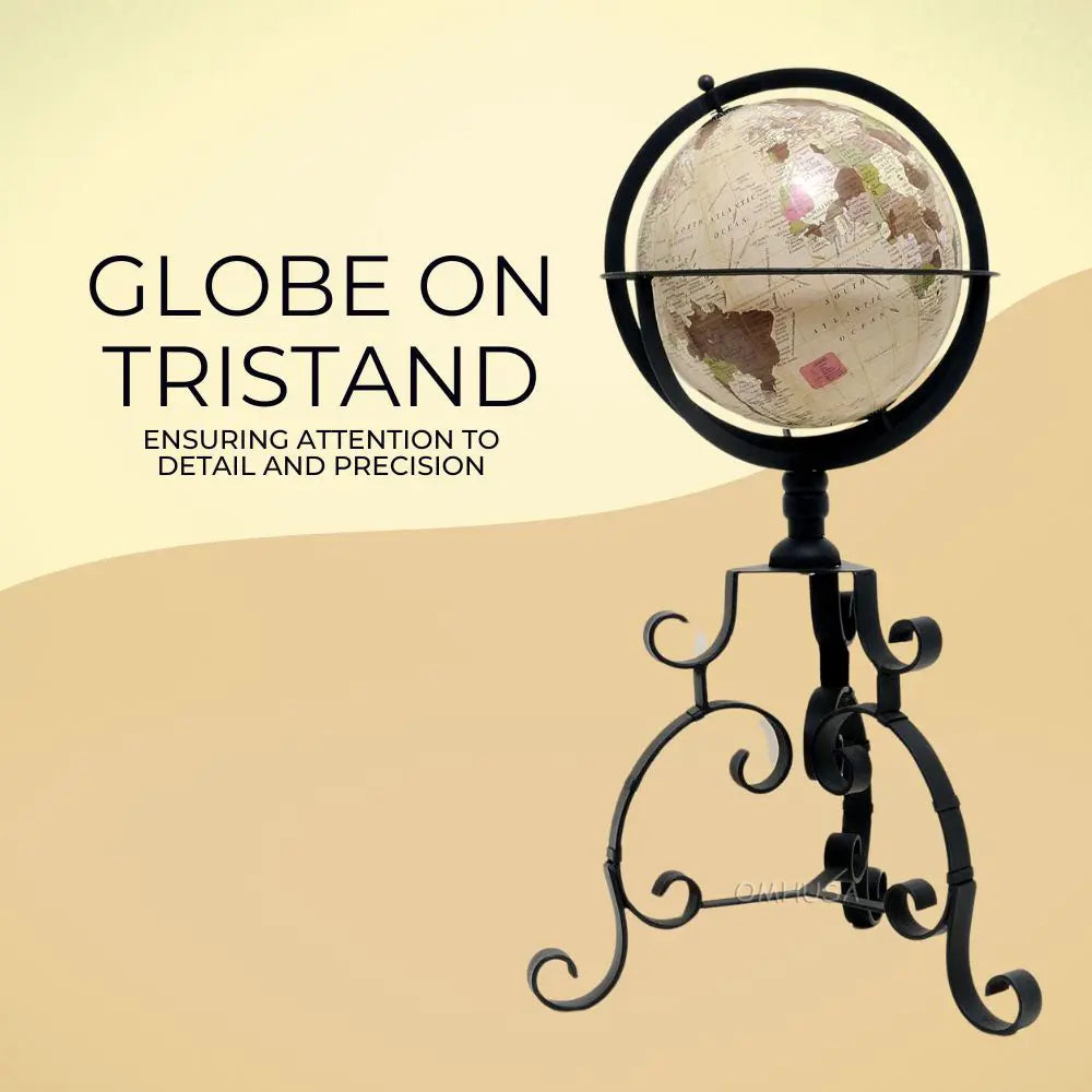 World Globe on Tri Stand-ND033