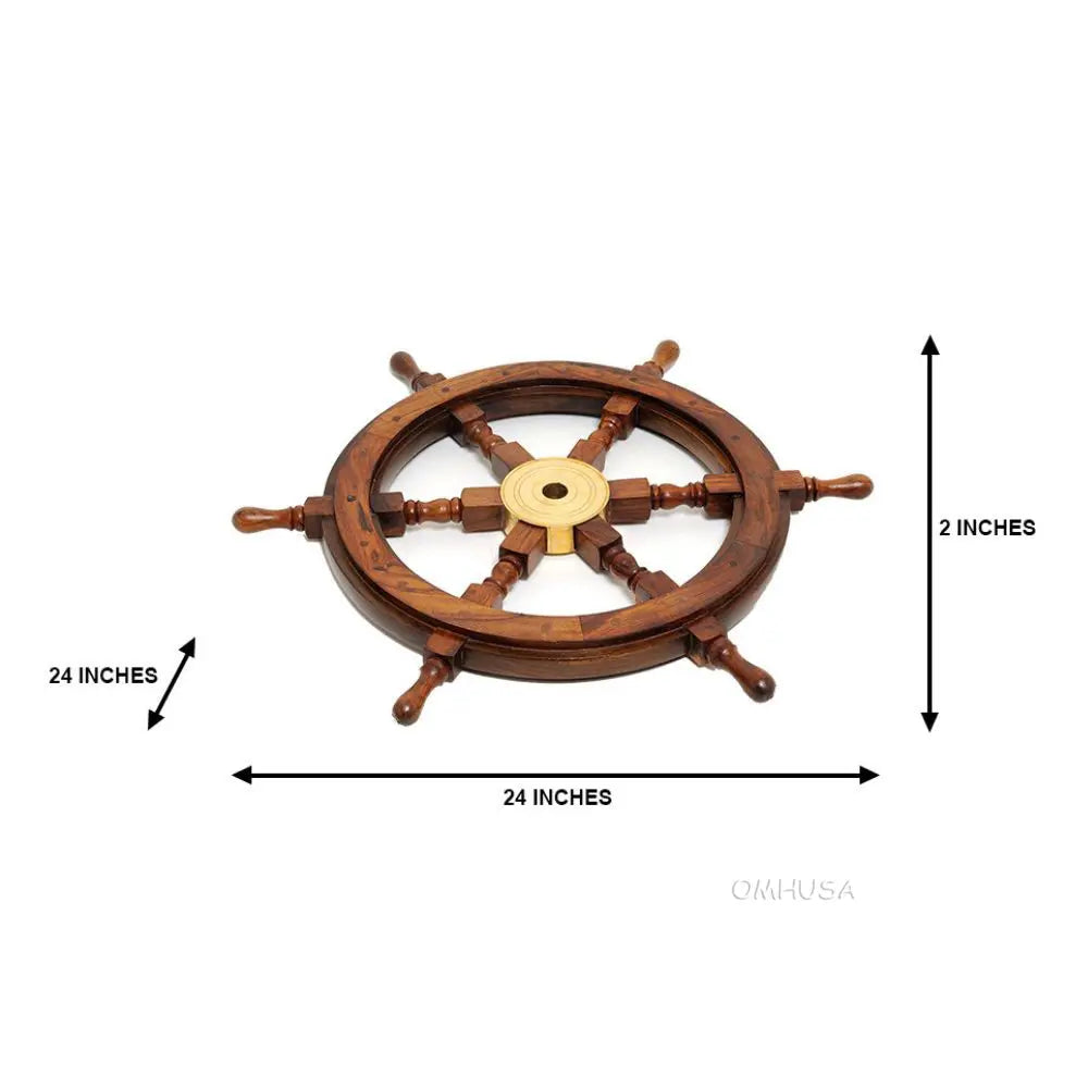 Ship Wheel-24 inches-ND034