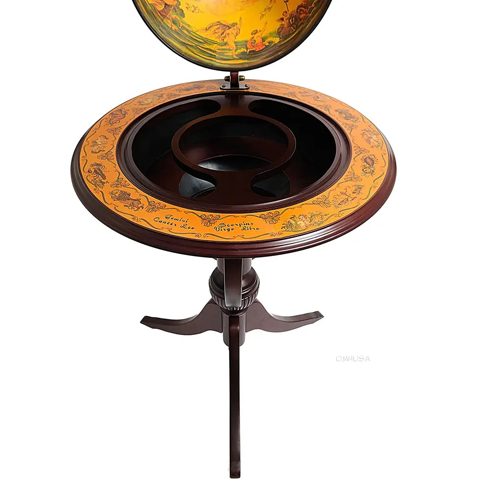 World Globe Bar 17 3/4 inches - 3 legs-NG003