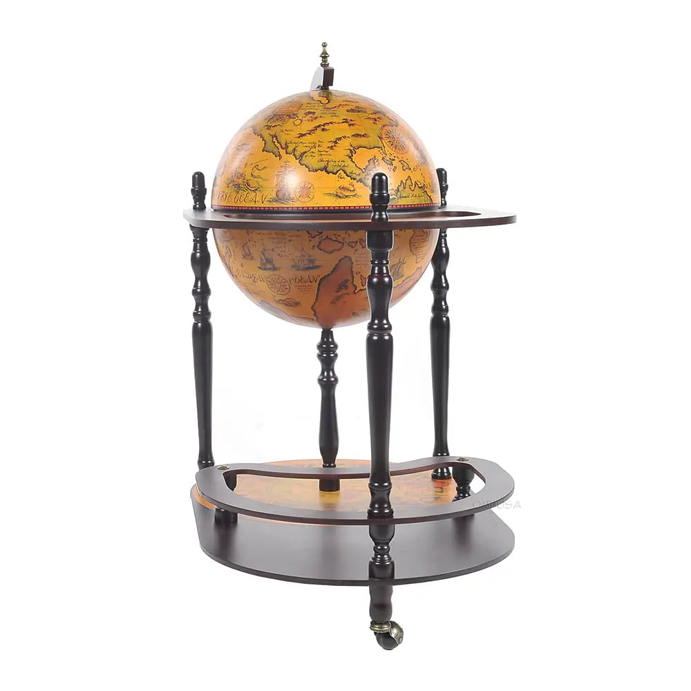 World Globe Drink Trolley 16.5 inches-NG004