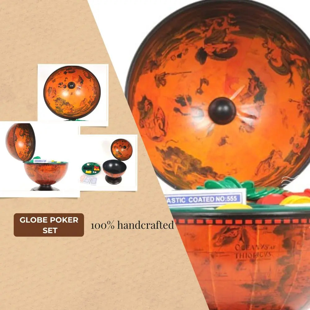 World Globe Poker Set-NG017
