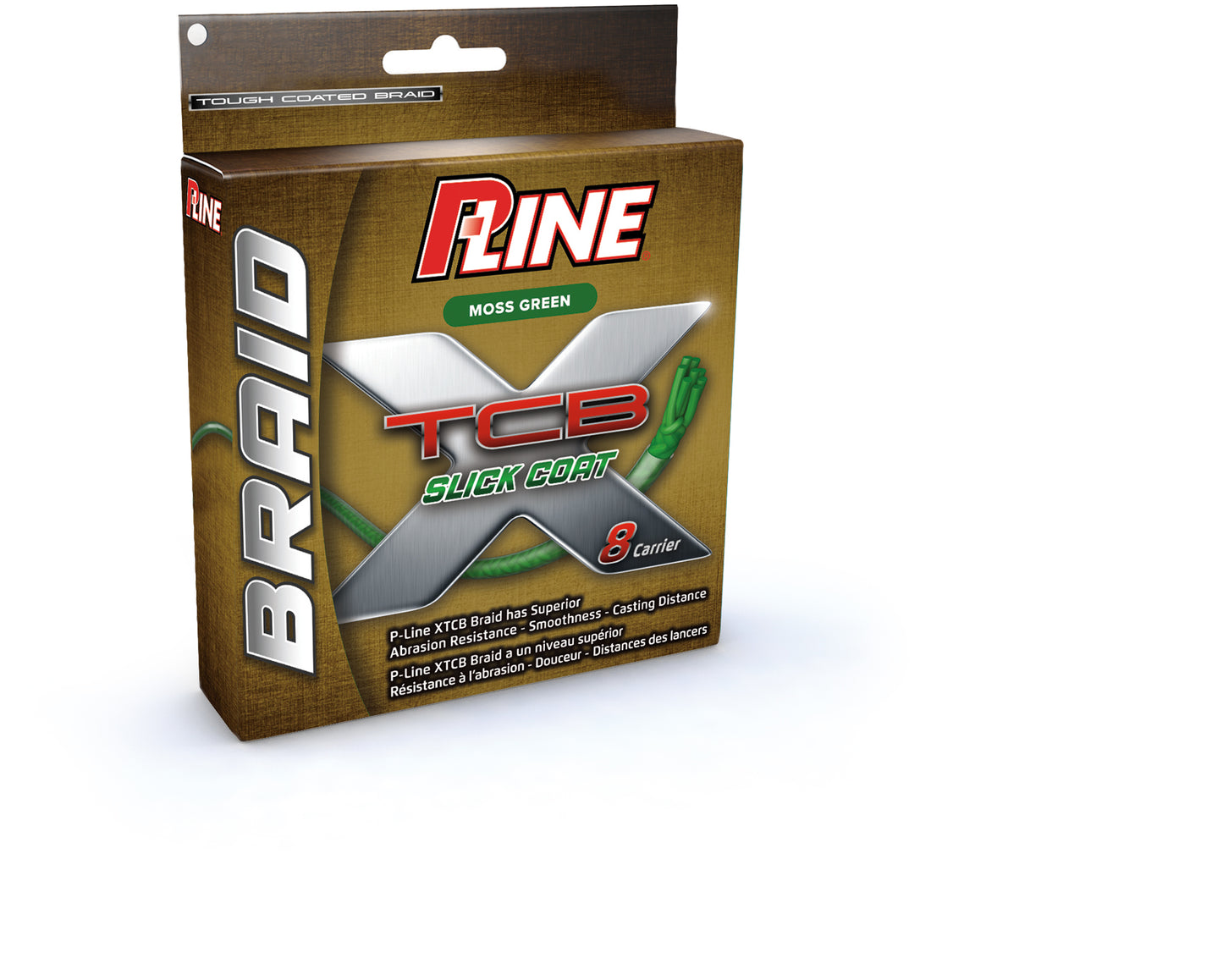 P-Line TCB X-Braid Line Moss Green 150 Yards 20lb