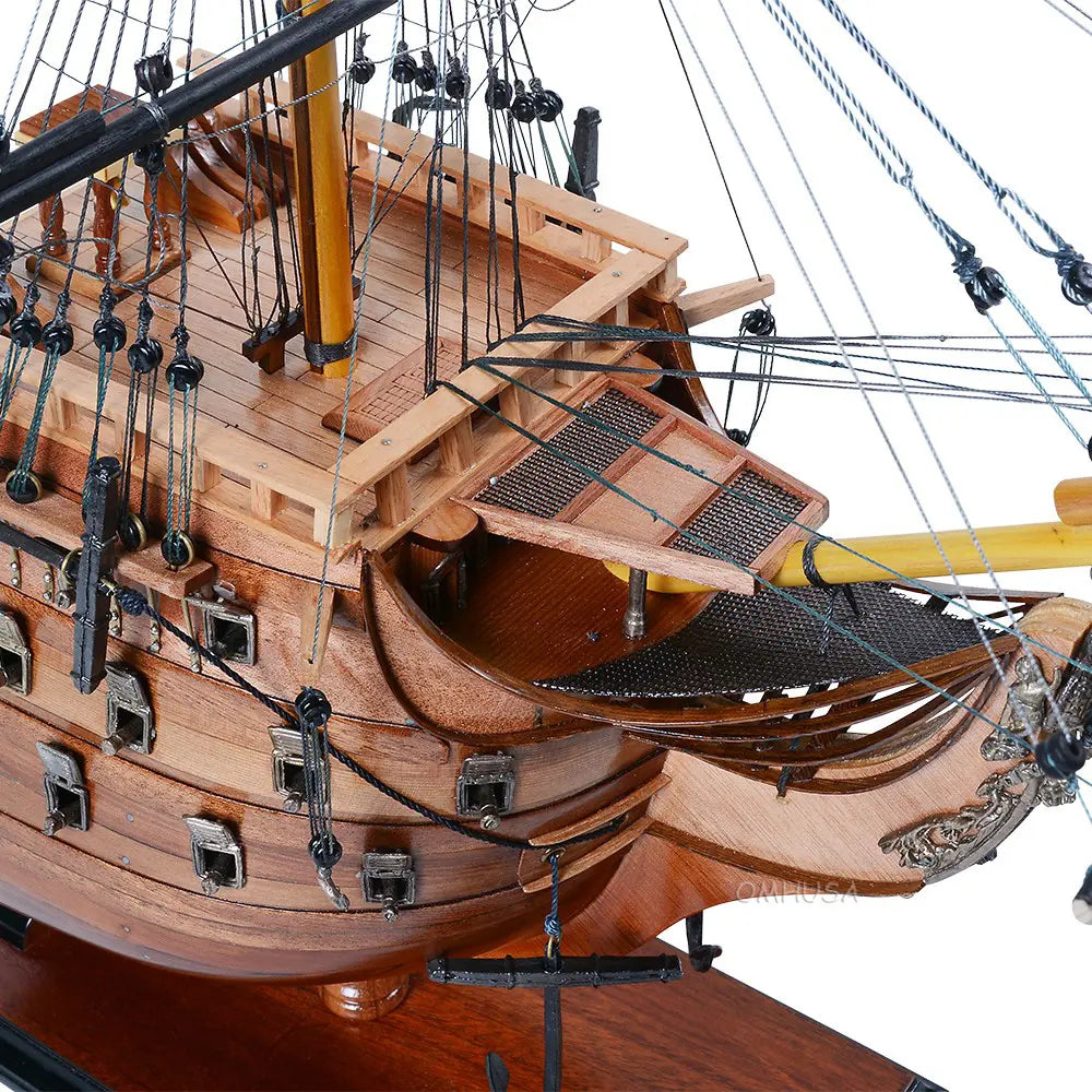 HMS Victory Model Tall Ship Bow Section