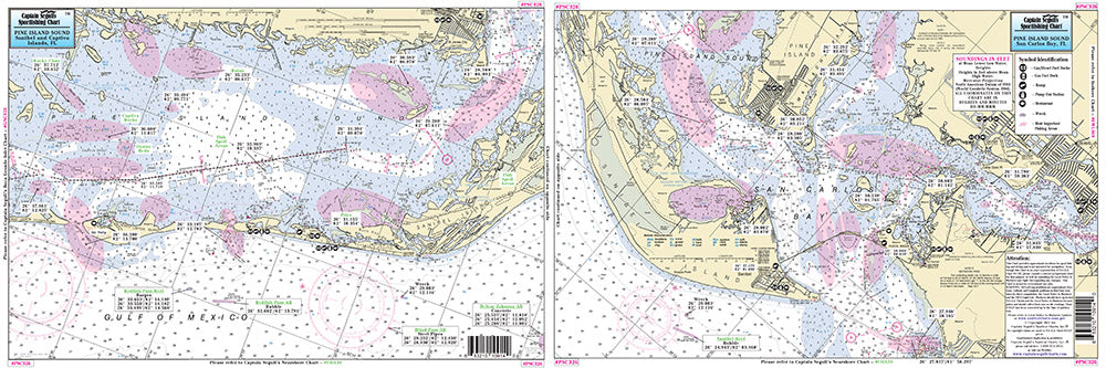 Florida San Carlos Bay to Pine Island Sound, Sanibel/Captiva-PSC326 Small