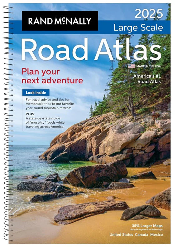 RAND MCNALLY 2025 Large Scale Road Atlas