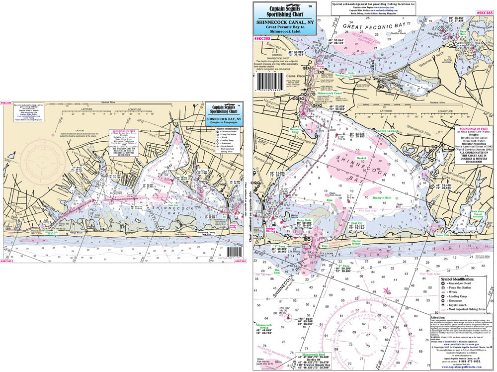 New York Shinnecock and Tiana Bays, NY-SKC385 Small