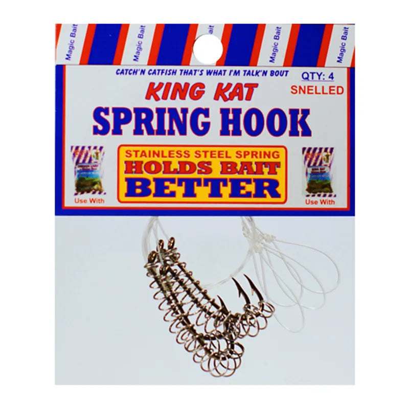 Dough Bait Snelled Spring Hooks 2 Packages