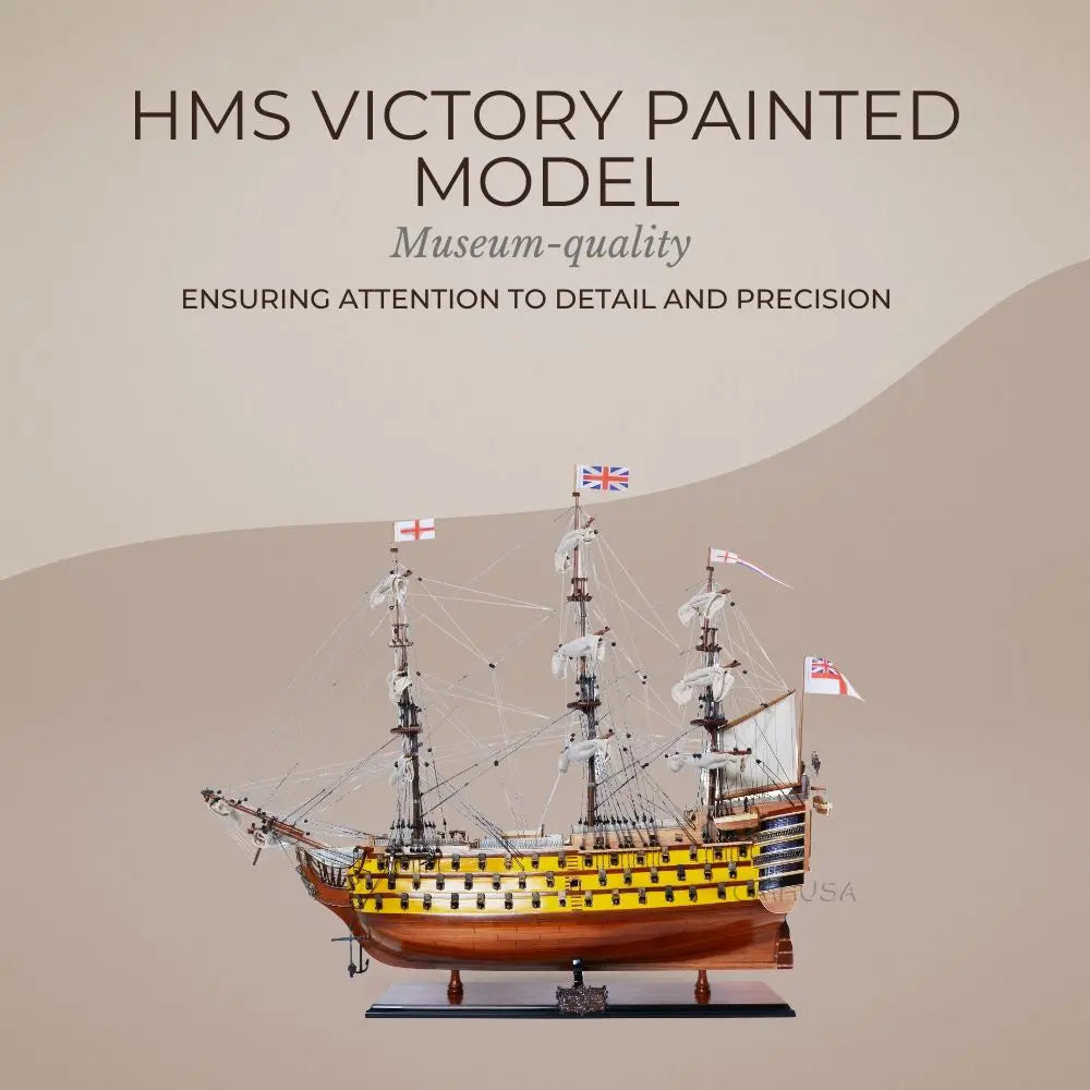 HMS Victory Model Ship Painted
