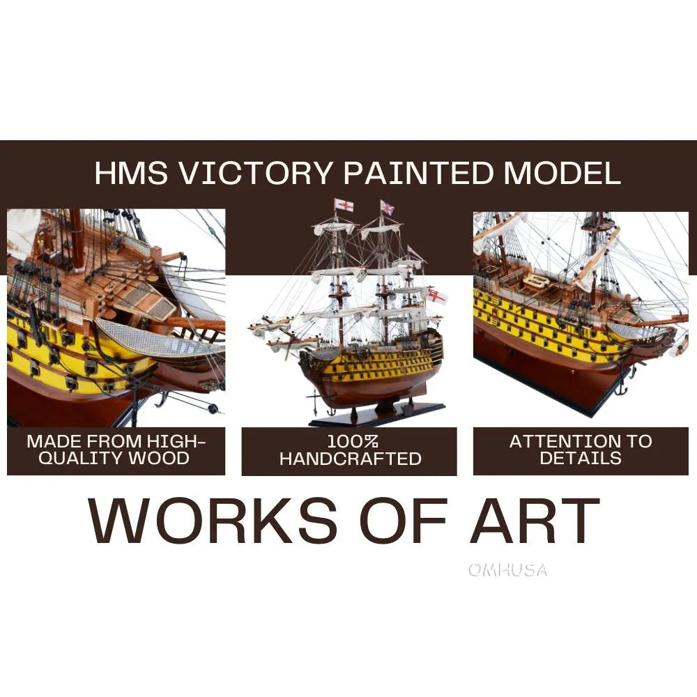 HMS Victory Model Ship Painted