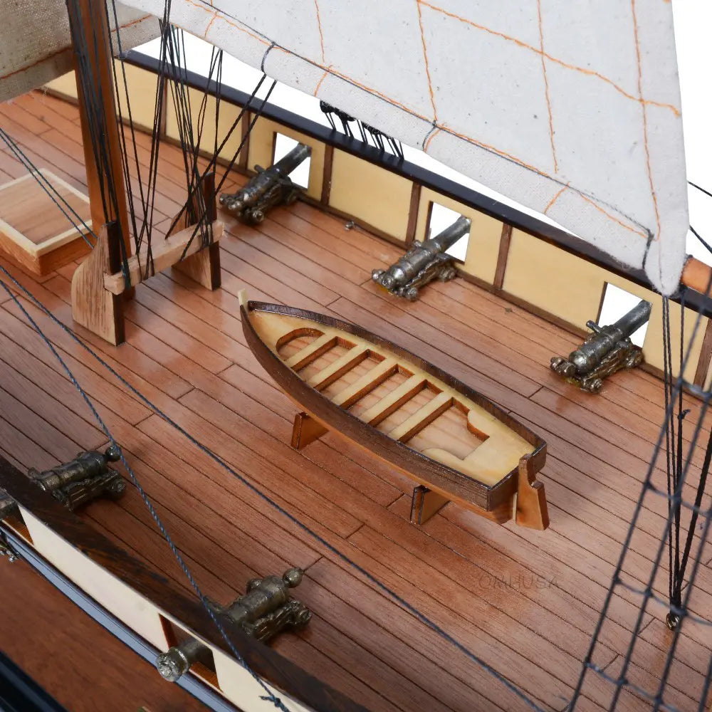 Lynx Painted Tall Ship Model