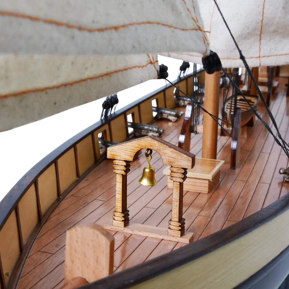 Lynx Painted Tall Ship Model