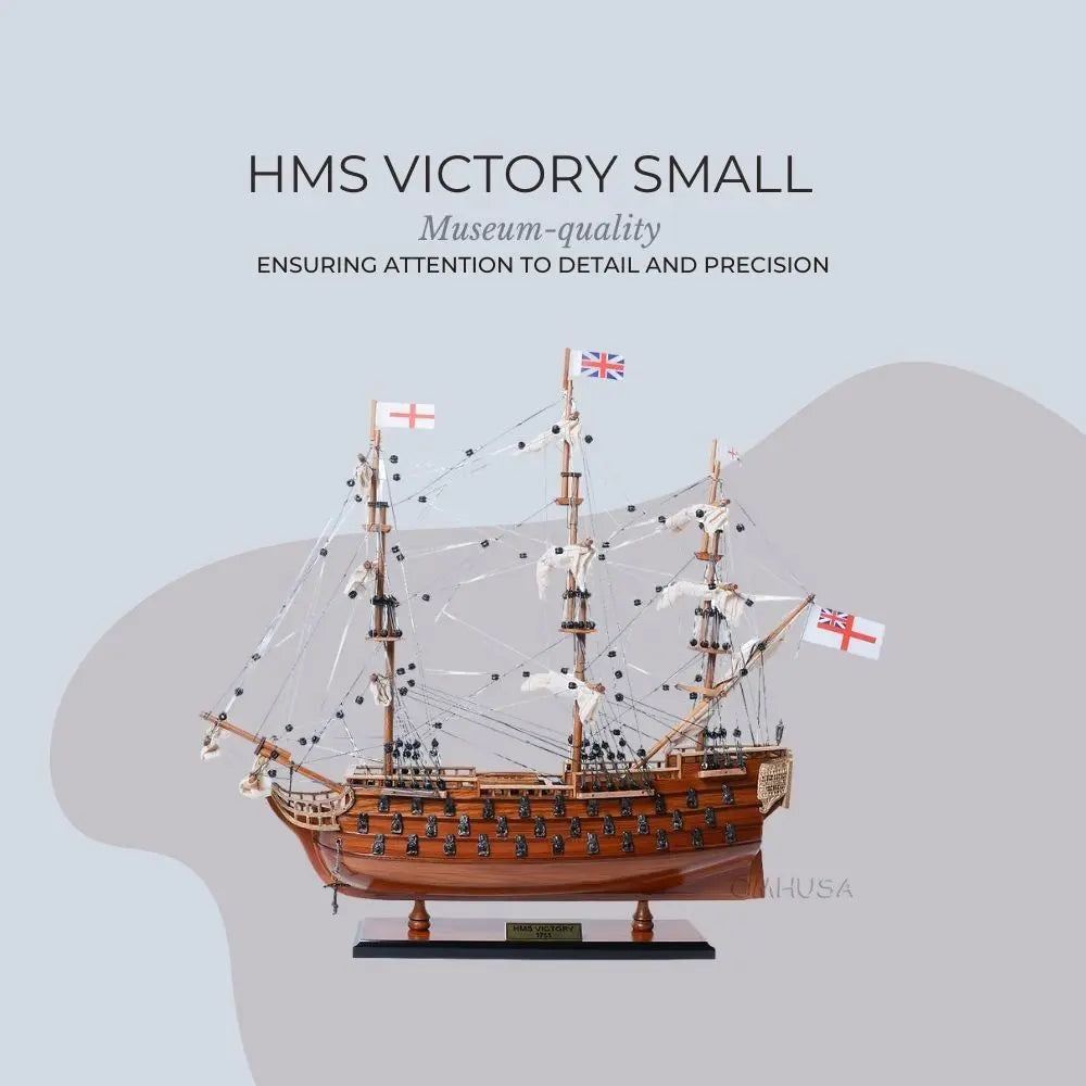 The Royal Navy's H.M.S. Victory Tall Ship Model