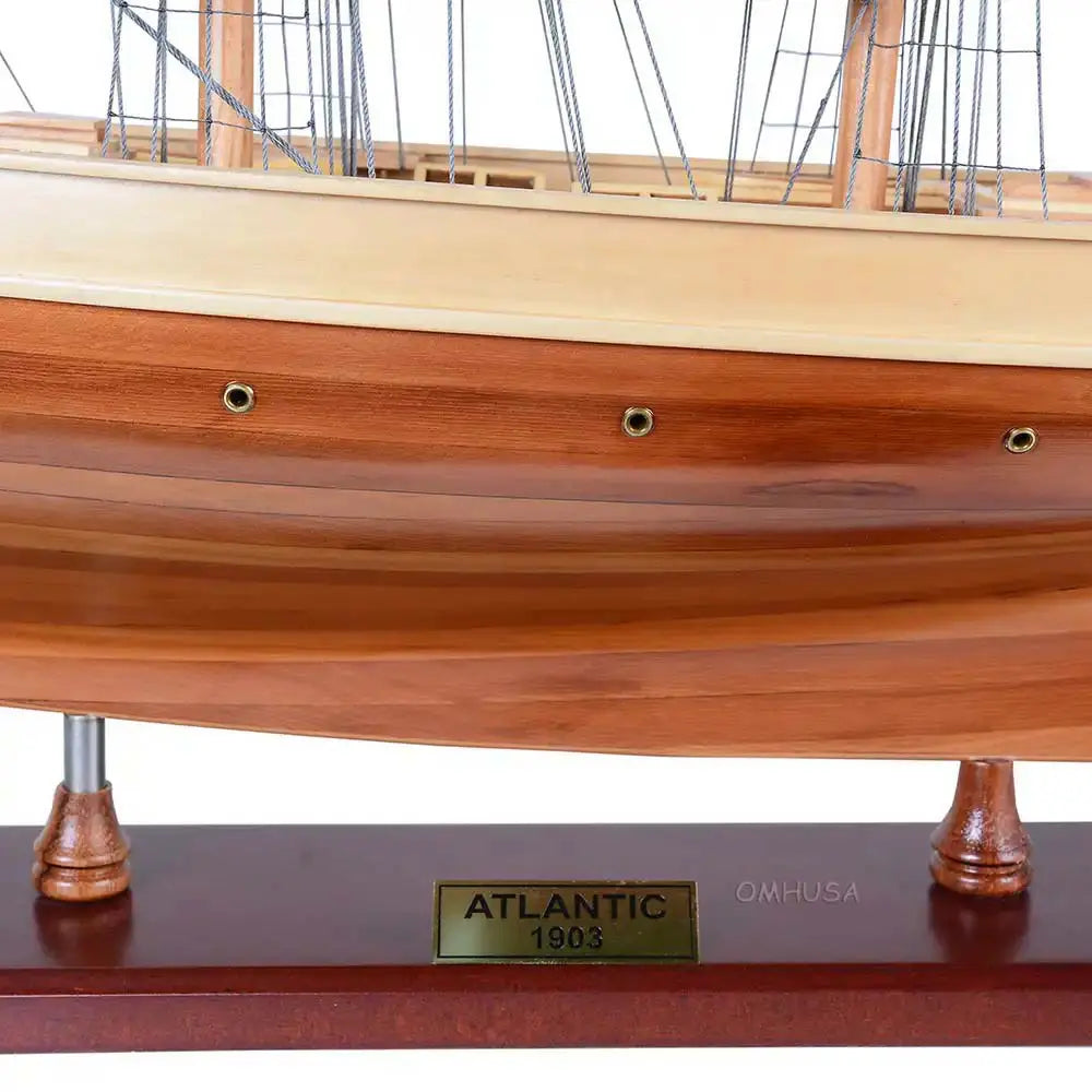 Atlantic Yacht Sailboat Model Schooner