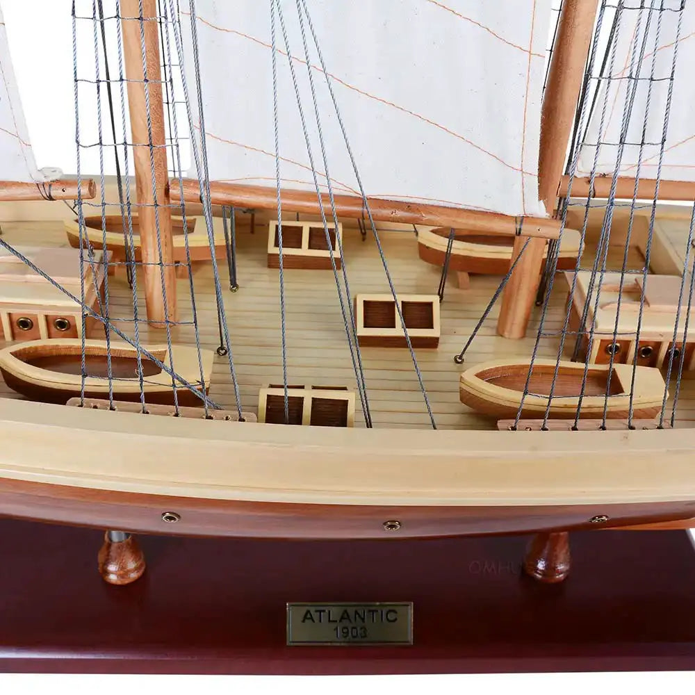 Atlantic Yacht Sailboat Model Schooner