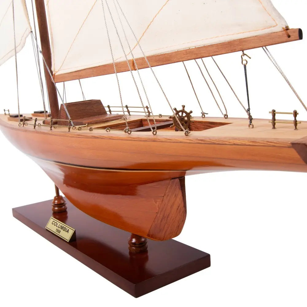 America's Cup Columbia Sailboat Model