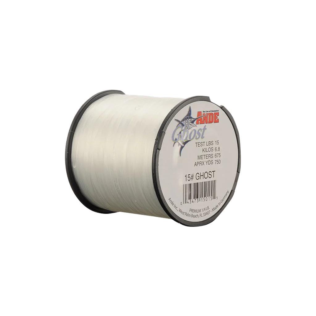 ANDE GHOST Braid Matte White 750-6000 Yards 15lb Test