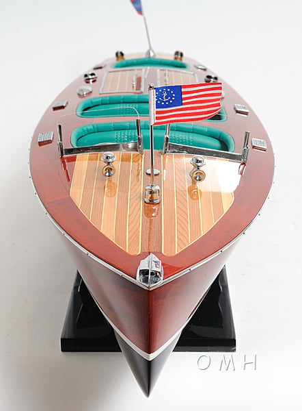 Chris Craft Triple Cockpit Painted Speed Boat Model
