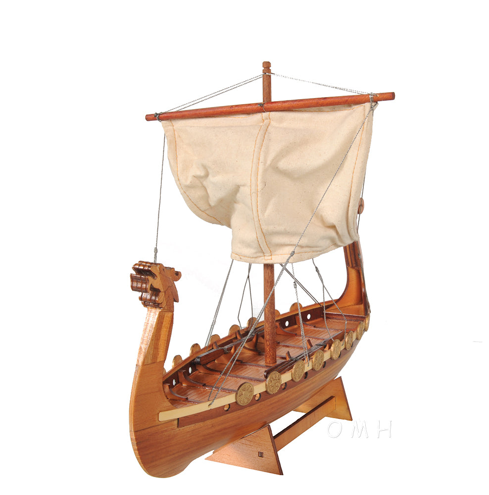 Drakkar Viking Wooden Model