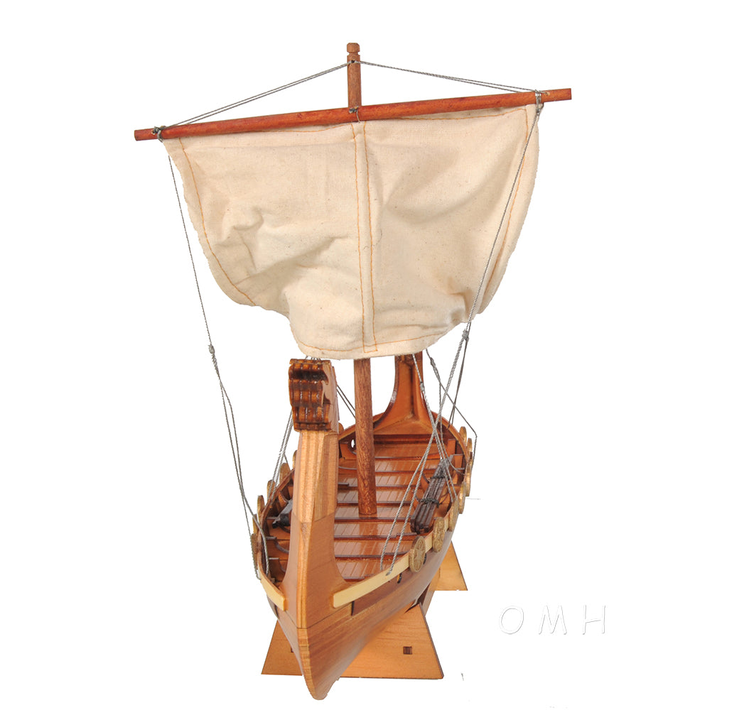 Drakkar Viking Wooden Model