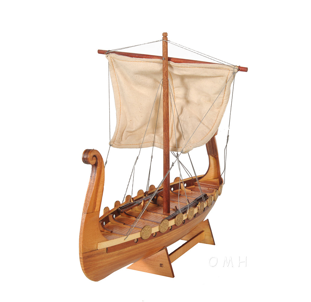Drakkar Viking Wooden Model