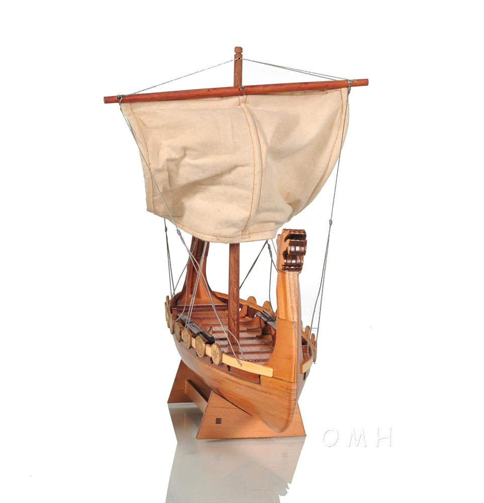 Drakkar Viking Wooden Model