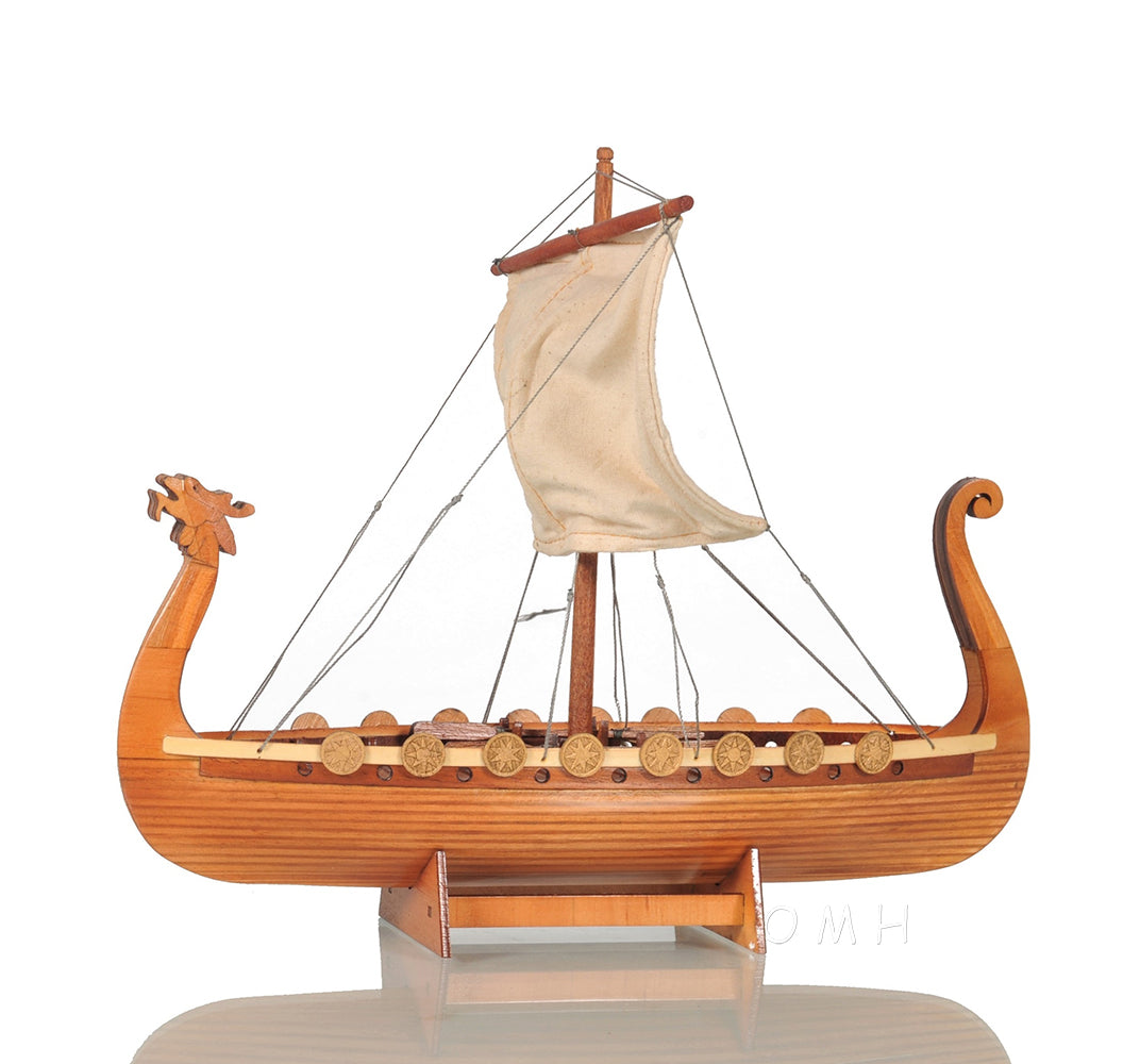 Drakkar Viking Wooden Model