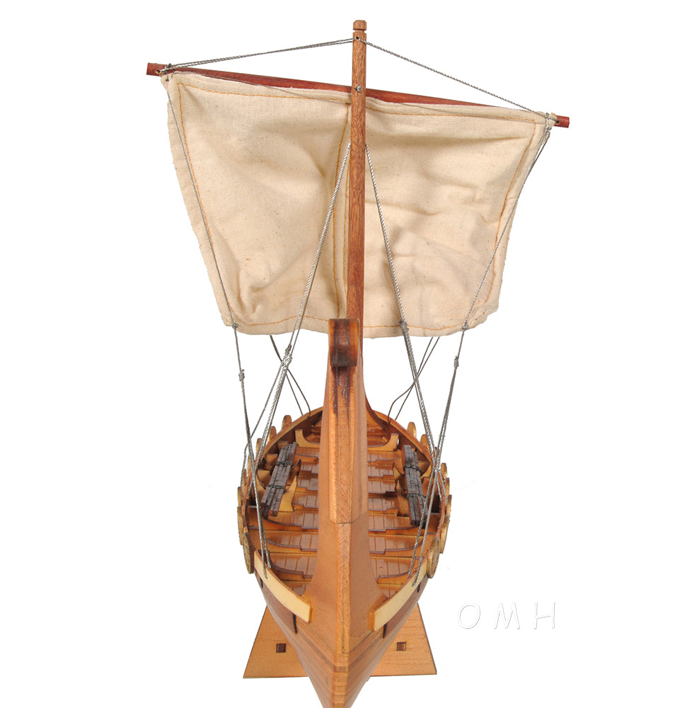 Drakkar Viking Wooden Model