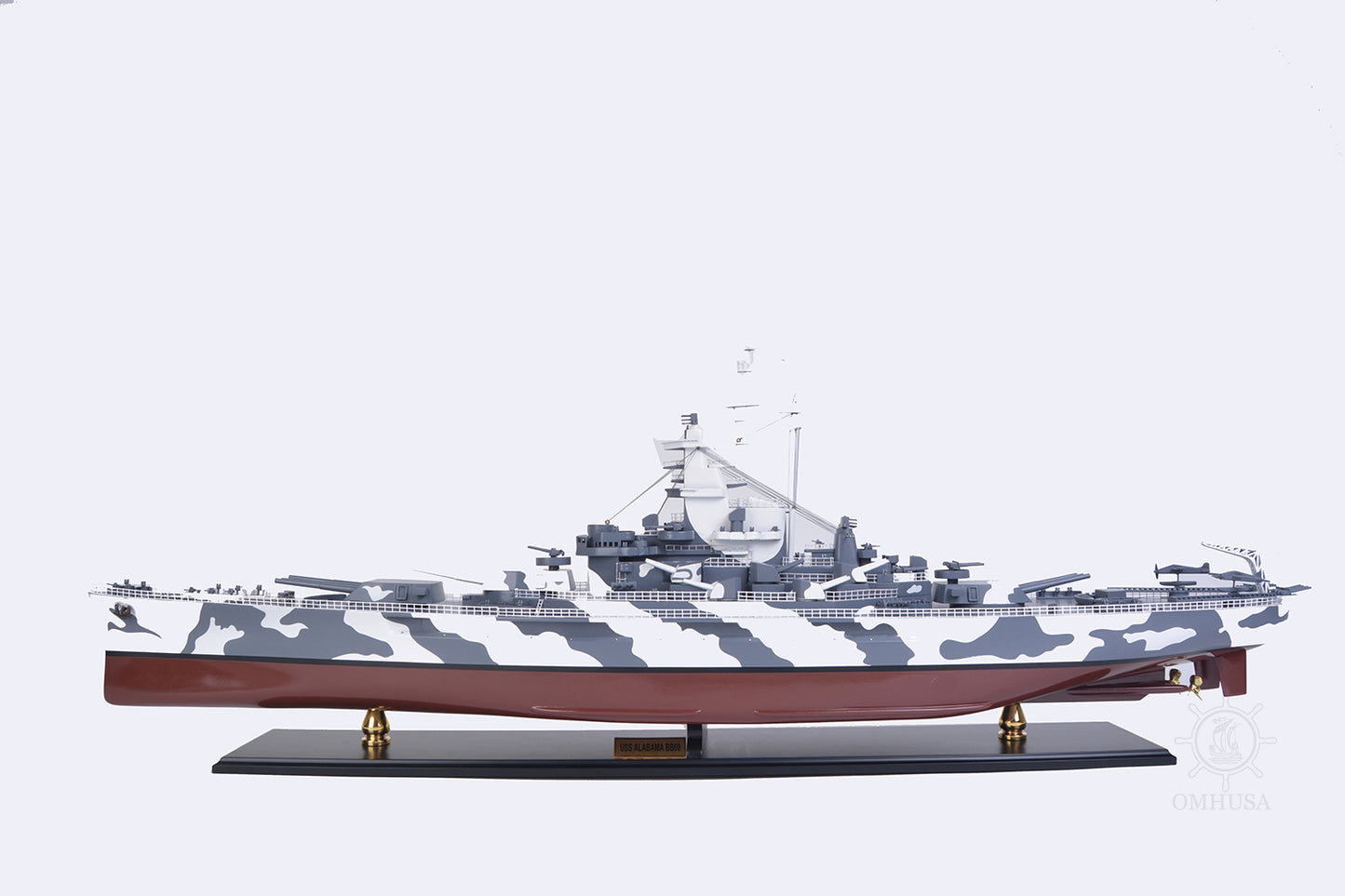 USS Alabama BB-60 Model Military Ship