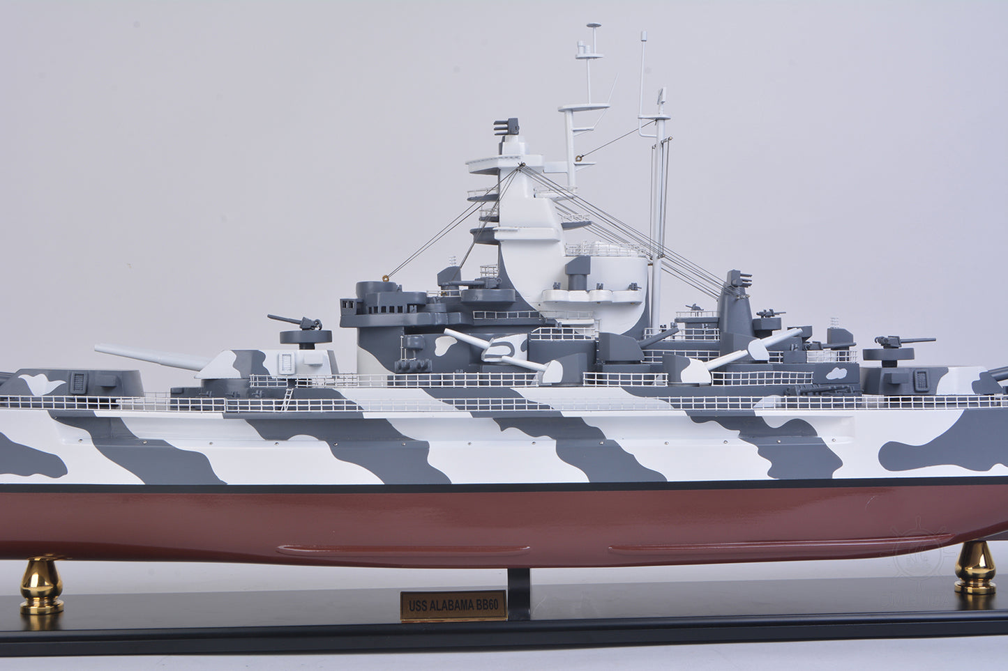 USS Alabama BB-60 Model Military Ship