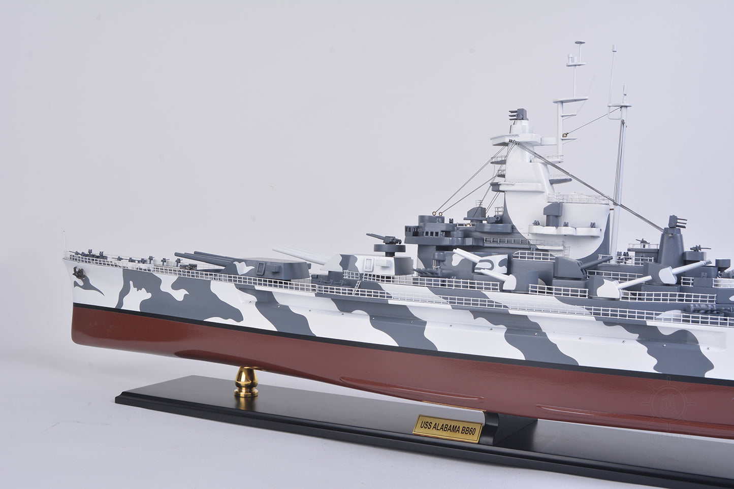 USS Alabama BB-60 Model Military Ship