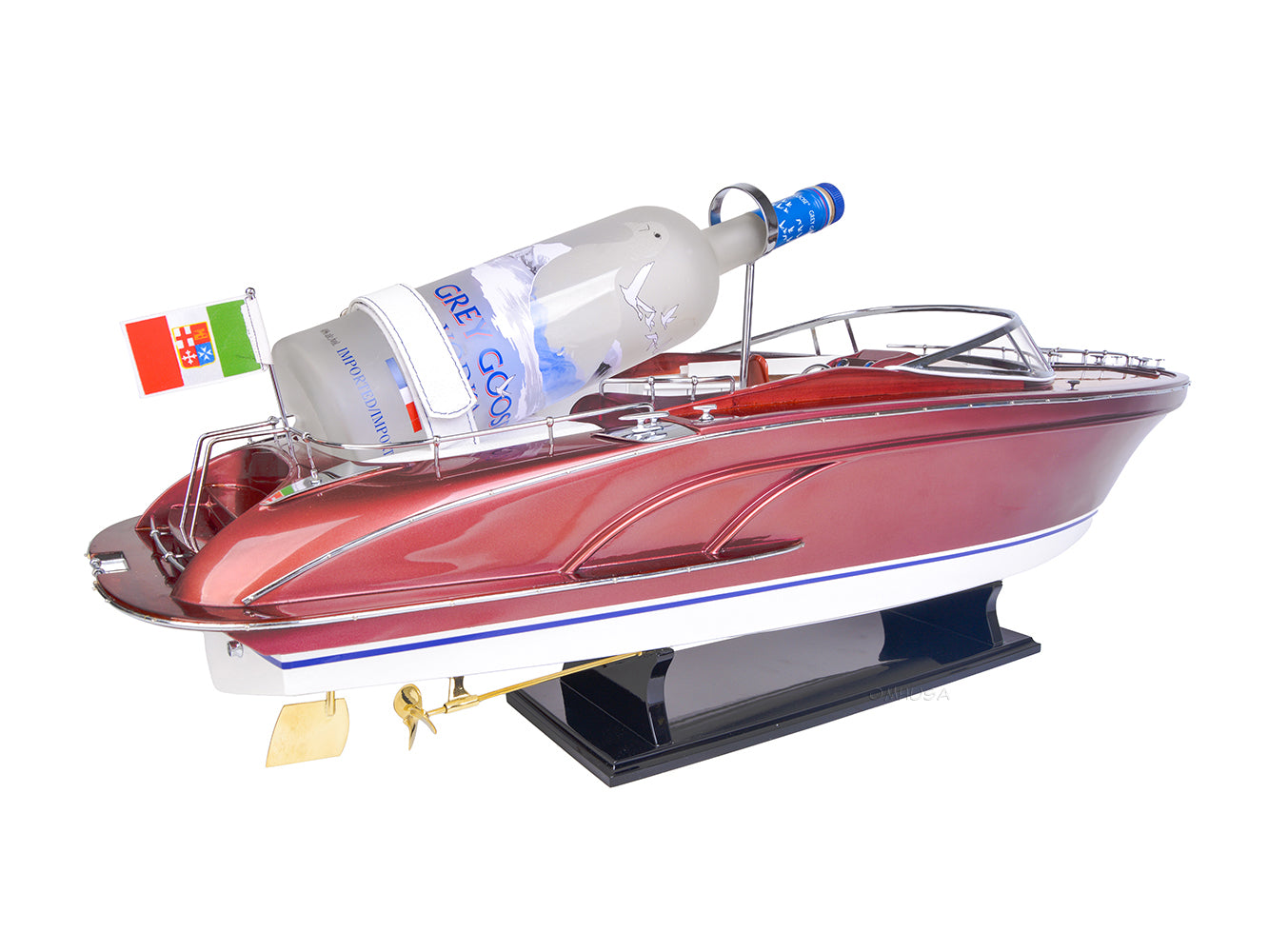Riva Rivarama Model Speed Boat Wine Holder