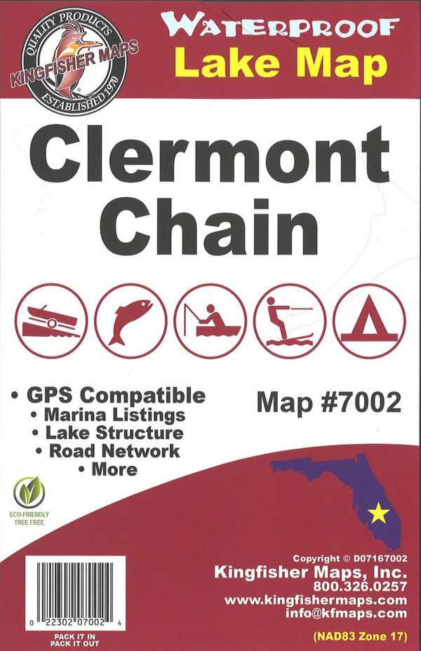 Clermont Chain Fishing Map-7002