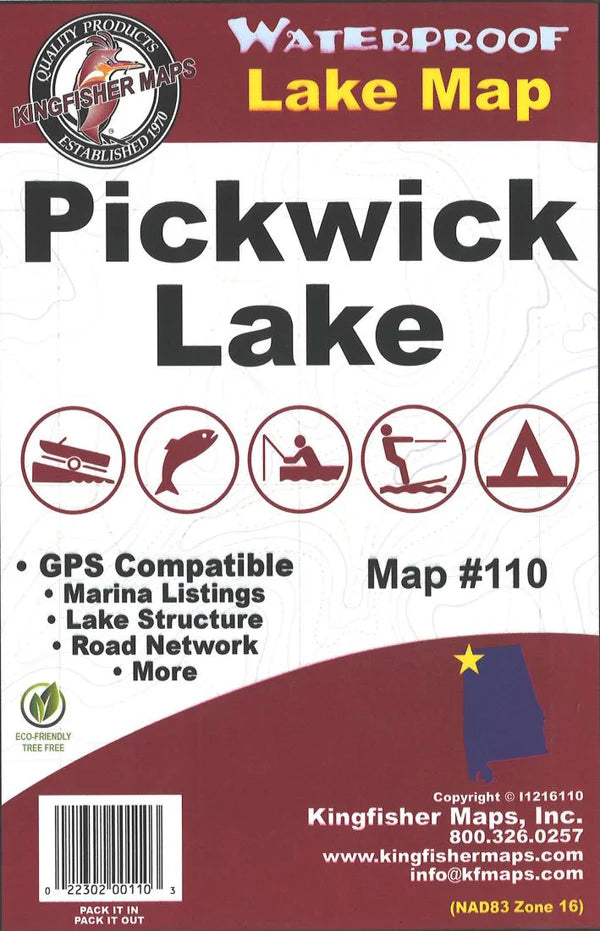Pickwick Lake Fishing Map-110