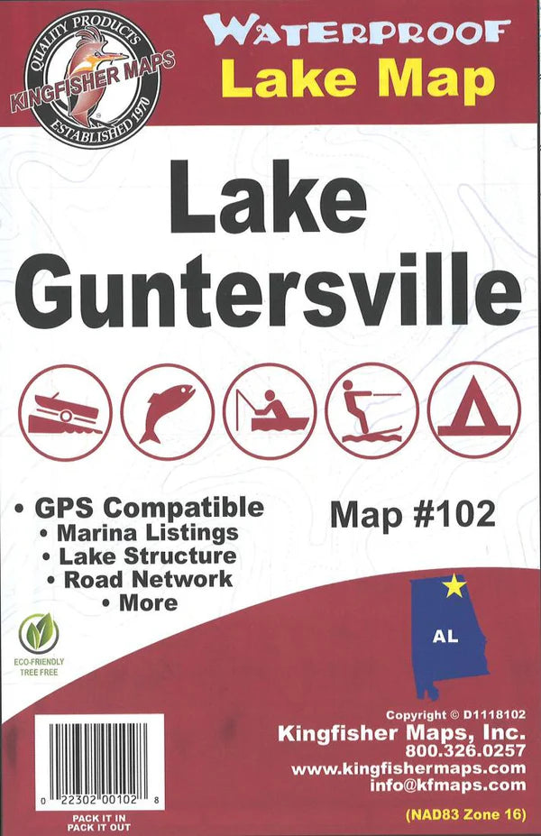 Lake Guntersville Fishing Map-102
