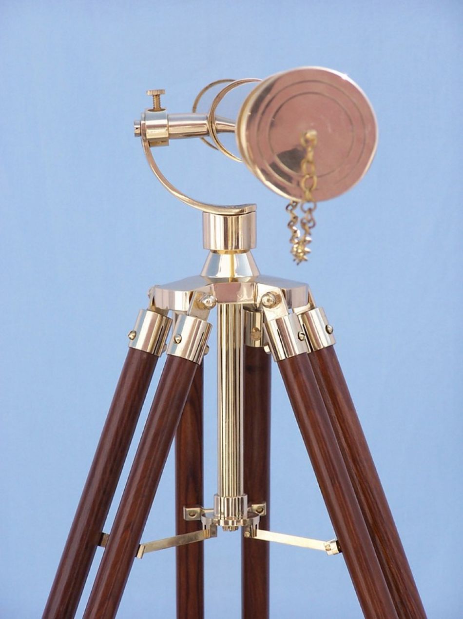 Floor Standing Brass Galileo Telescope 62"