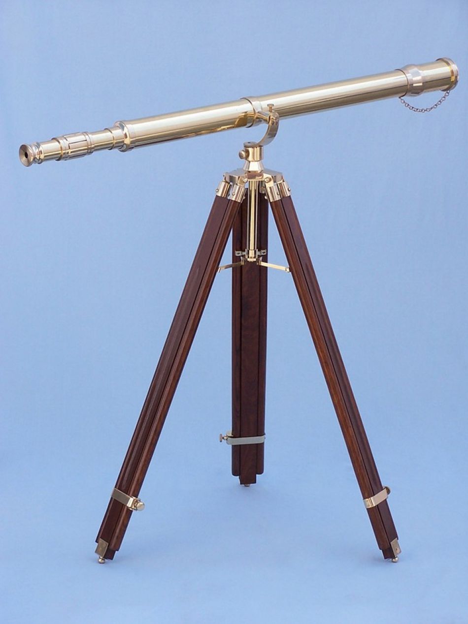 Floor Standing Brass Galileo Telescope 62"