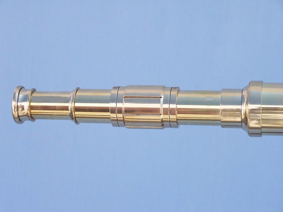 Floor Standing Brass Galileo Telescope 62"