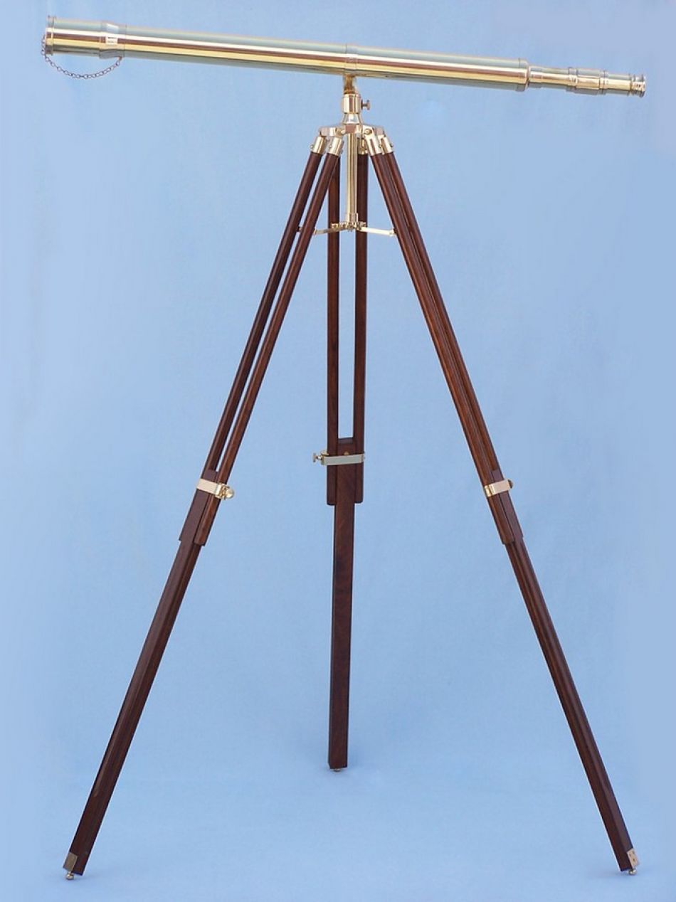 Floor Standing Brass Galileo Telescope 62"