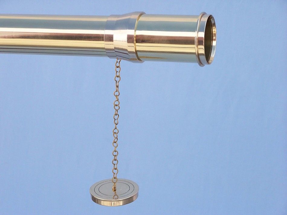 Floor Standing Brass Galileo Telescope 62"